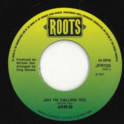 7inch Record JAH-D / JAH-D, OSCAR ACADMI - Jah I'm Calling You / Jah I'm Calli JFR729 Roots 2022 UK Reggae, Ska & Dub
