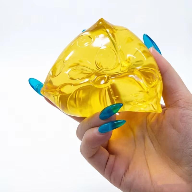 Squishy Honig Käse Quadrat Fidget Spielzeug Weich hi Käse Quetschspielzeug Lustiges Geschenk Anti-Stress Sensorisches Spielzeug Streich Geschenk Partygeschenk