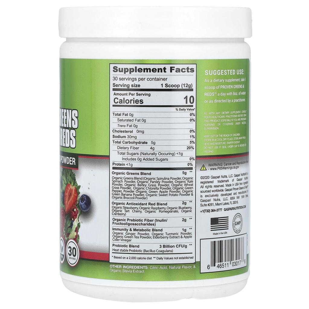 Proven Greens & Reds, 360G(12.69Oz)