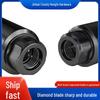 Brazed Toothed Hole Saw for Tile, Marble, Stone - Angle Grinder Dry Drill Bit