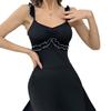 High-end quality European and American new sexy lace suspender pure desire nightdress temptation backless private dress