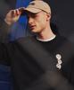 UPPERSTROP [Up3303] Comma Friends Sweatshirt Black