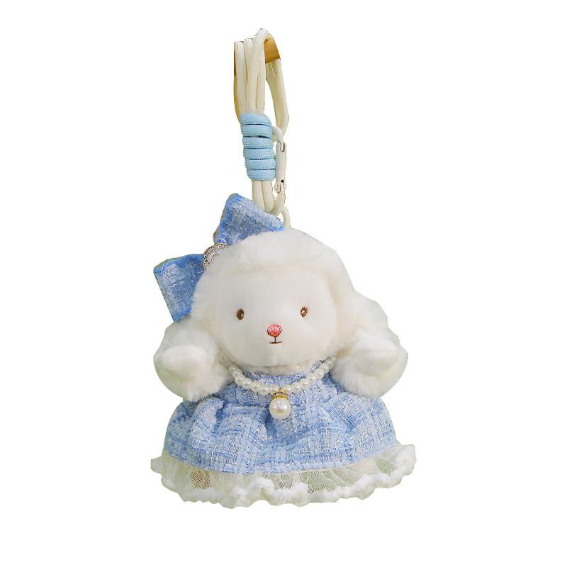 Soft Plush Doll Keyring With Short Velvet Fur For Girls And Teens