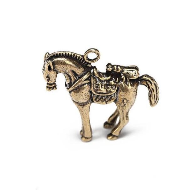 Brass Five Emperors Coins Keychain: Attract Wealth, Fortune & Prosperity