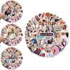 Lebendige 50 Stück Blackpink Lisa Sticker Kollektion für individuelle DIY Dekorationsprojekte