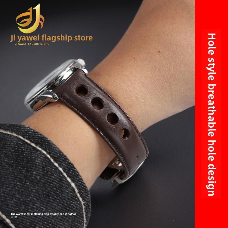 For Tissot 1853 Racing Sports PRS516 T91 T044 T100417/T044430 Watch Strap Genuine Leather Cowhide Watchband Men 20mm Bracelet
