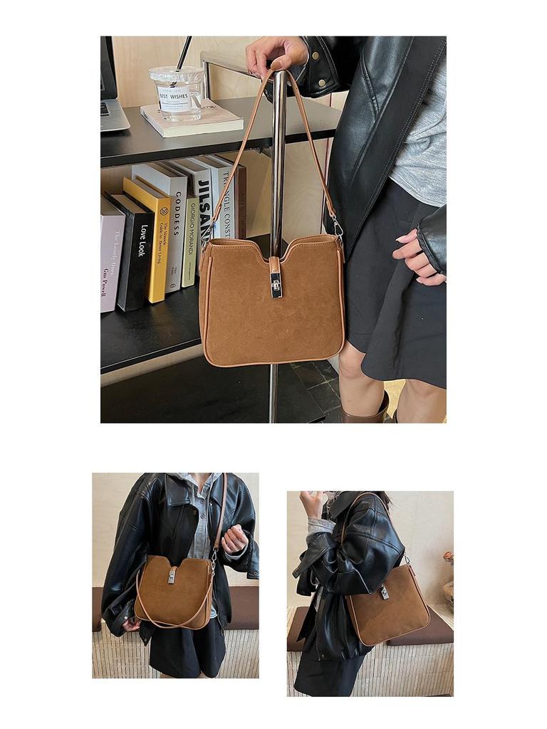 2025 Vintage Matná Minimalistická Velkokapacitní Taška Přes Tělo/Taška Přes Rameno