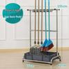 Stainless Steel Movable Floor Mop and Broom Holder