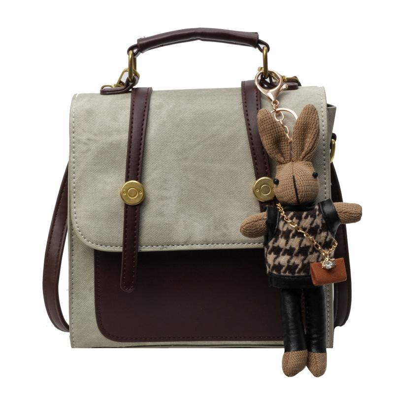 

High-end Small Denim Multi-functional Dual-shoulder Bag for Women, Stylish Cross-body Bag, Short-distance Travel Backpack
