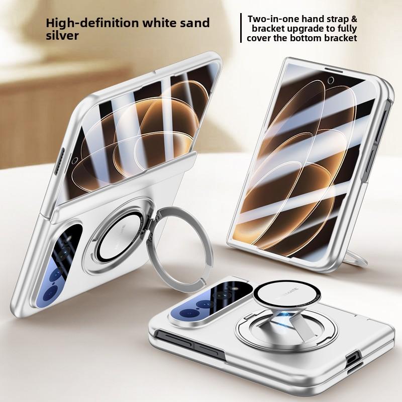 For Xiaomi Mi 18 Fold Case Hard Matte Magsafe With Ring Stand Magnetic Flim Protective Back Cover Case For Xiaomi 18 Fold Shell