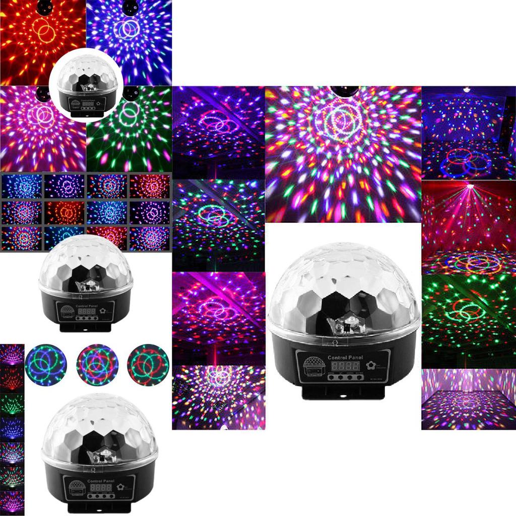 Led Crystal Magic Ball With Remote Control For Ktv Bar Stage And Party Lighting