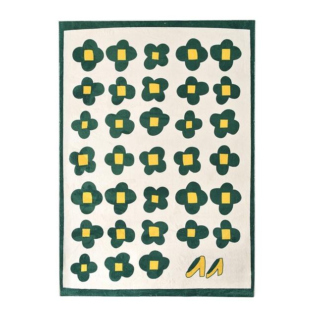 Große Teppiche mit Schachbrettmuster, Plüsch-Teppich für das Wohnzimmer, rutschfeste Spielmatte für Kinder, weicher Nachttischvorleger, Bodenmatte, Tapete Infantil