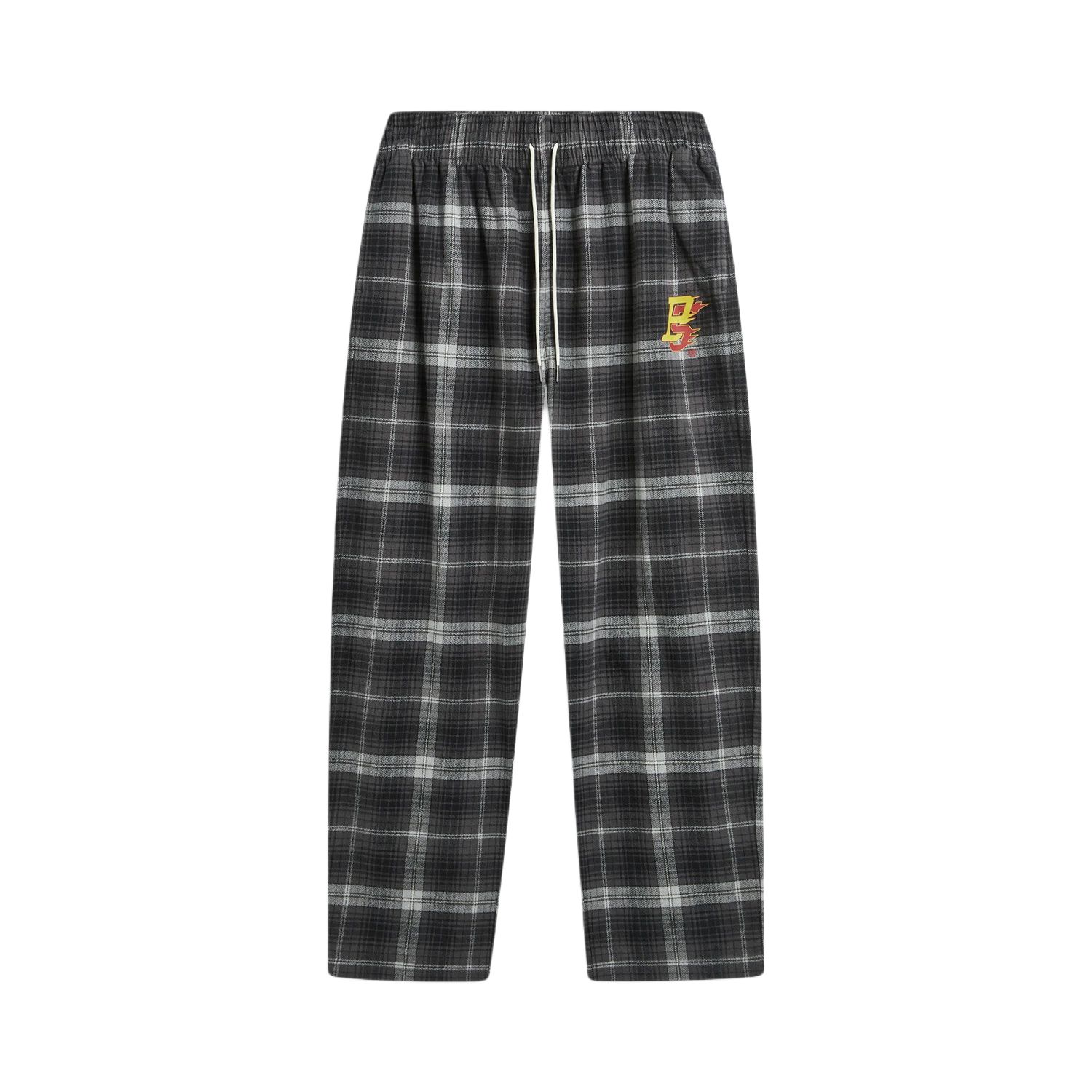 Li-Ning Badfive Plaid Lace-Up Loose Sports Long Pants Men bottoms AKLW009-3 M