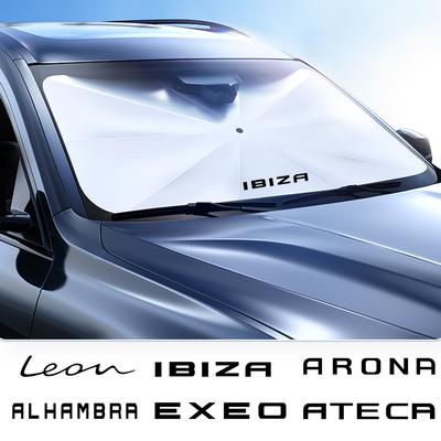 Suitable for Alhambra Arona Arosa Ateca IBIZA Leon Car Front Windshield Sunshade Car anti-UV Reflective Sunshade Accessorie