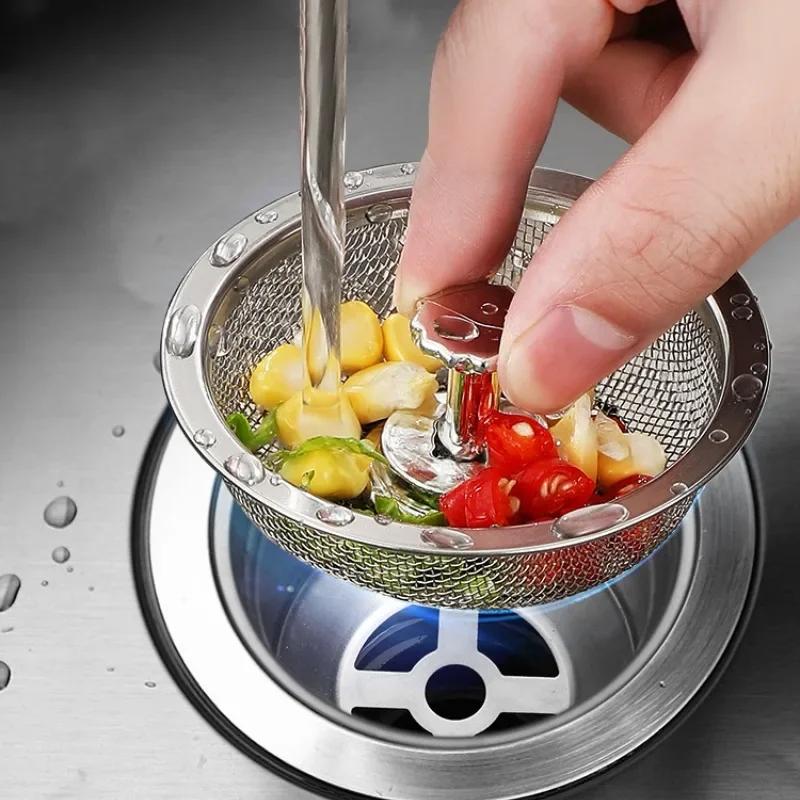 Küchenspülen Sieb Edelstahl Spülbecken Trichter Verstopfungsschutz Spülbecken Geschirrspüler Becken Badezimmer Bodenablauf Kanalisation Haarsieb