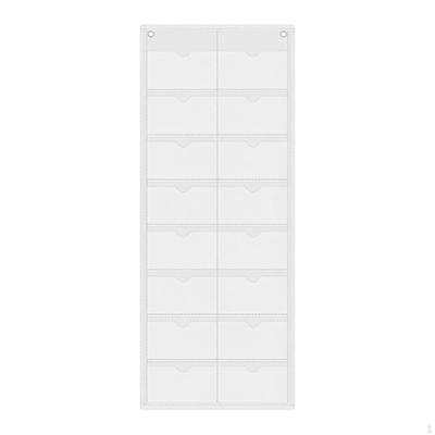 Leere Monatskalender-Taschenkarte, Platzsparend, Wandorganizer für Klassenzimmer, Homeschooling,