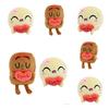 Choco And Pancake Plush Adorable Cartoon Characters In Crystal Super Soft Material