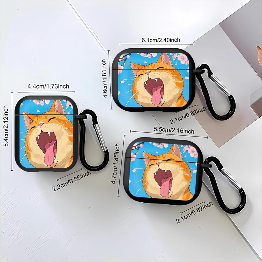 Gartenkatze Hülle Für Airpods 3 2 Pro Pro2 Pro3 4 1 Kopfhörer Hüllen Abdeckung