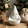 Cute Gnome Figurine 3D Printed Candy Bowl, Nordic Faceless Dish, Decorative Christmas Table Decor Tabletop Key Bowl for Tiered Tray, Mantel,