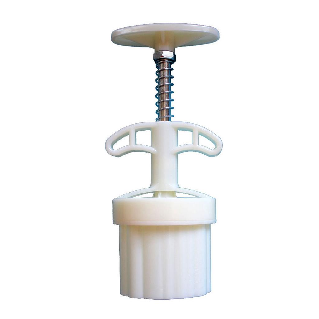 Dual Size Mooncake Mold For 75g And 50g Baking Premium ABS Plastic With Ginkgo Leaf Embossing Design