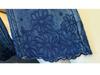 Stylish Rhinestone Embroidered Micro-Flare Jeans with Fleece Lining for Petite Women, 2026 Spring/Winter Collection.
