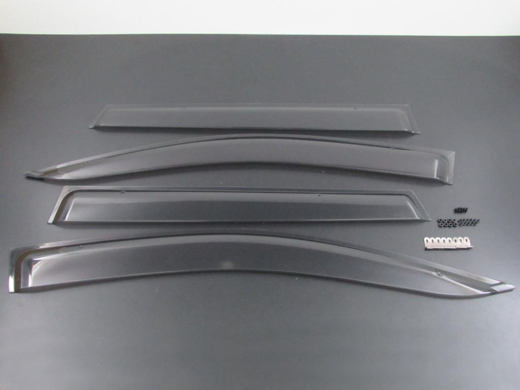 BRIGHTZ Premium Side Door Visors with Hardware for Toyota Corolla Fielder Compatible with Toyota Corolla Fielder (141, 142, 144) [INJ-V-057] (141G,