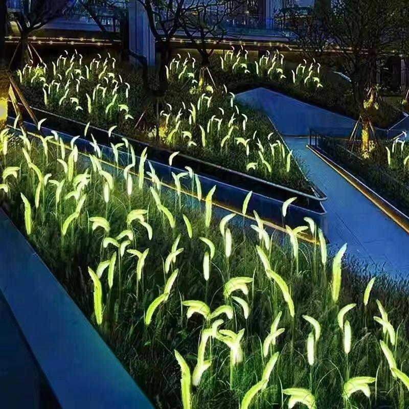 Crossled Outdoor Solar Dandelion Stake: Colorful Garden Atmosphere Light