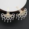 [J] Pearl Hair Comb Women Hanfu Cheongsam Comb Hair Side Hairpin Ancient Tasseled Pearl Hair Ornament Hanfu Hairpin