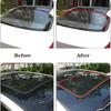 Car Rubber Sealing Strip Torcarvh Car Weather Stripping Protection Door Edge Windshield Adhesive T Shape Sealing Strip Cover Leak Sound Proofing