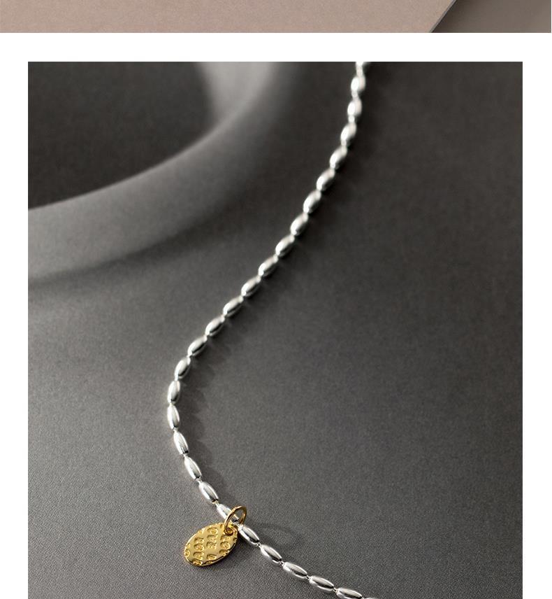Korean Trendy Creative Rice Bead Clavicle Necklace for Women