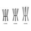 Shaker per cocktail Misurino in acciaio inossidabile argentato
