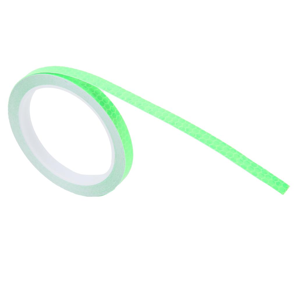 Reflective Stickers Hexagonal Pattern Waterproof Bicycle Luminous Strip Tape for Car Bicycle Motorcycle DIY Decoration