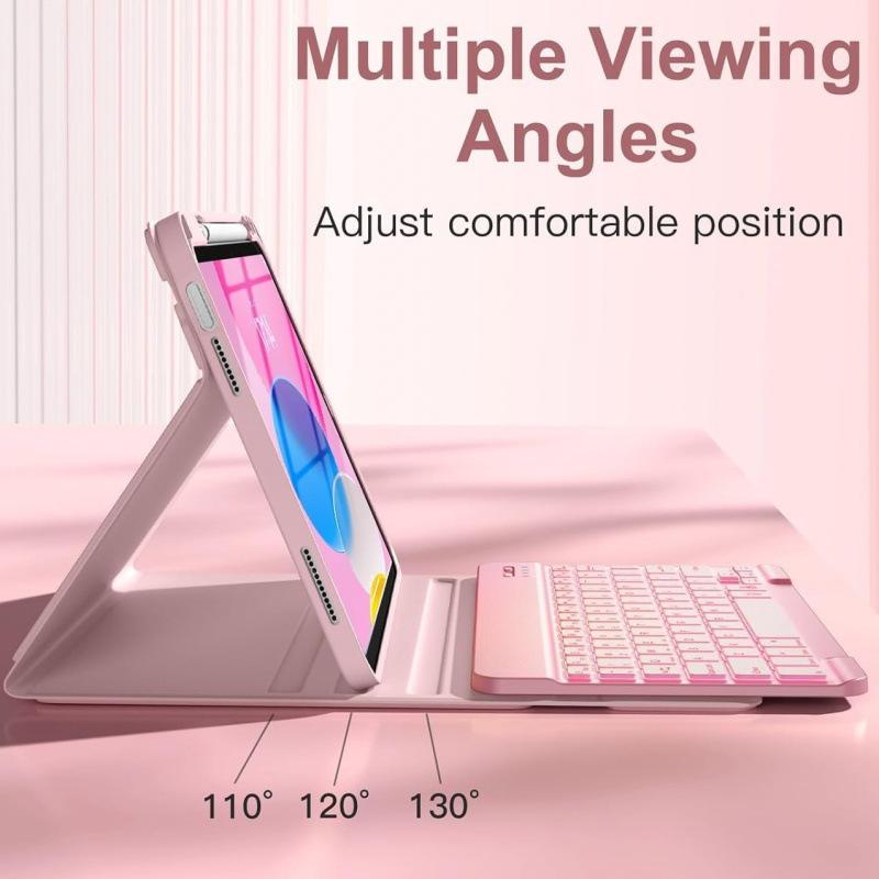 Huawei MatePad SE11 Bluetooth Keyboard Case with Pen Slot & 7-Color Backlight