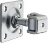 PSG 61.018.01 Adjustable Gate Hinge M16, Galvanized, 80x80x3mm Plate
