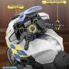 1:1:14 Modellmotorrad R1250RT Spielzeugauto Musik Licht Rückzieh-Motorräder Simulations-Polizeiauto Modelle für Kinder's Edutainment