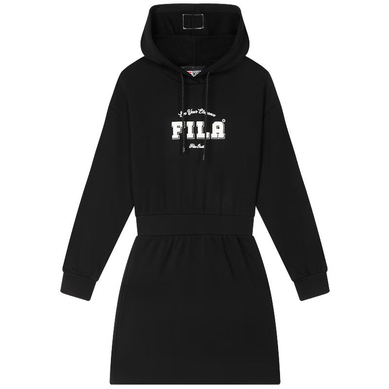 FILA Women s Hooded Long Sleeve Sweatshirt Dress M