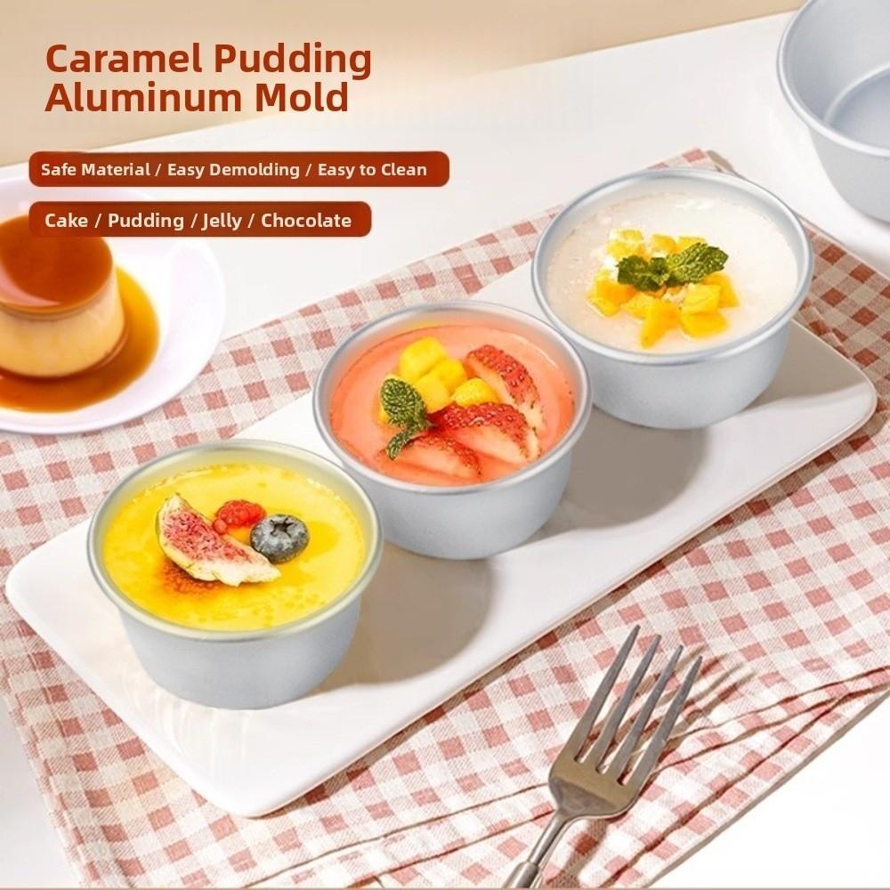 5Pcs Small Tin Nonstick Cupcakes Cup Aluminum Zinc Zinc Alloy Cake Mold Pan Eggs Tart Moulds  Professional Use