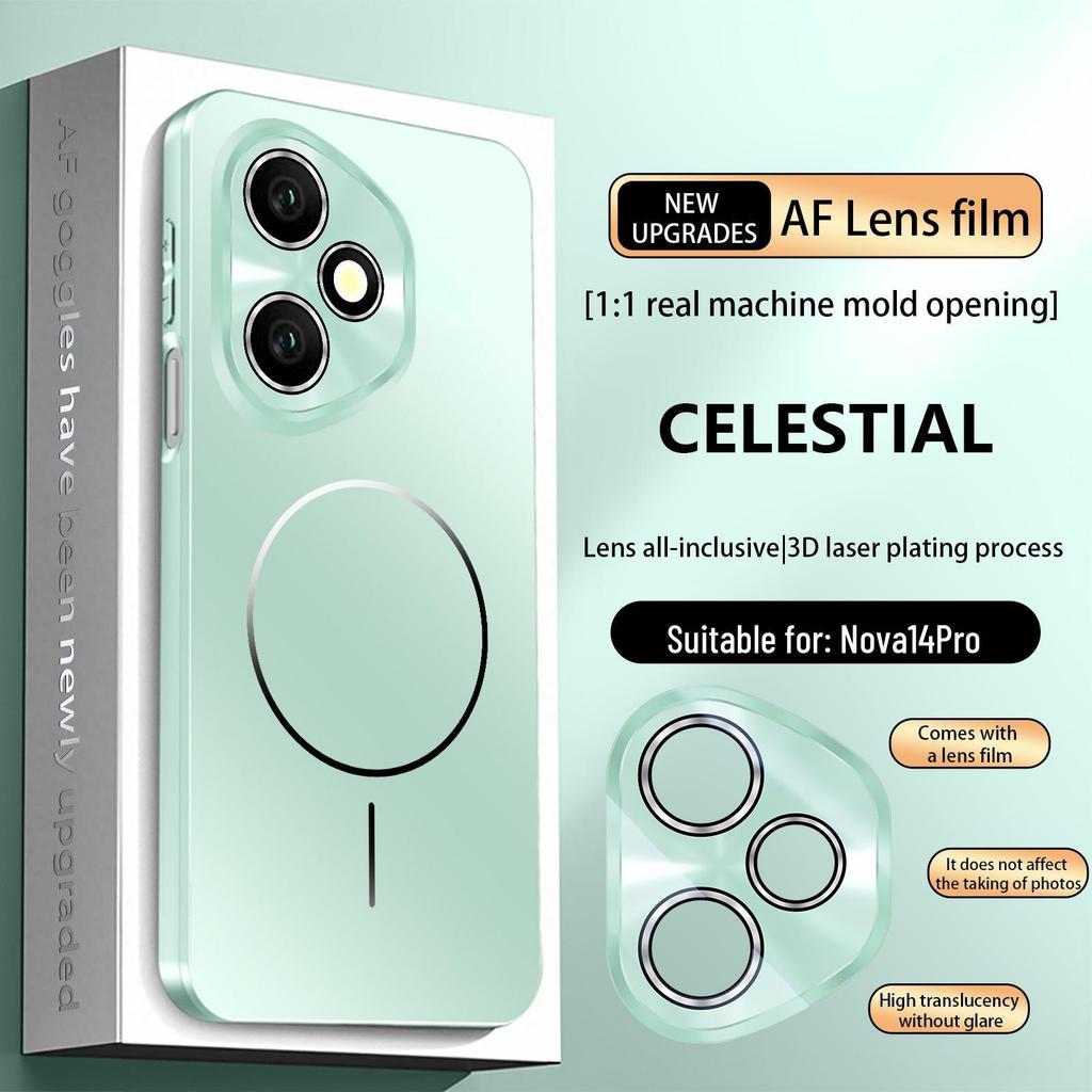 Applicable Honor 400Pro Large Window Magnetic Ring Case, Honor 400 Slim Ring Magnetic Honor X70 Frosted Protective Case