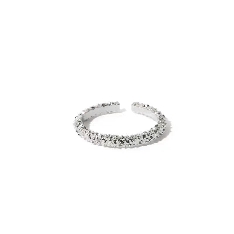 Textured Open Women's Luxury Adjustable Index Finger Ring
