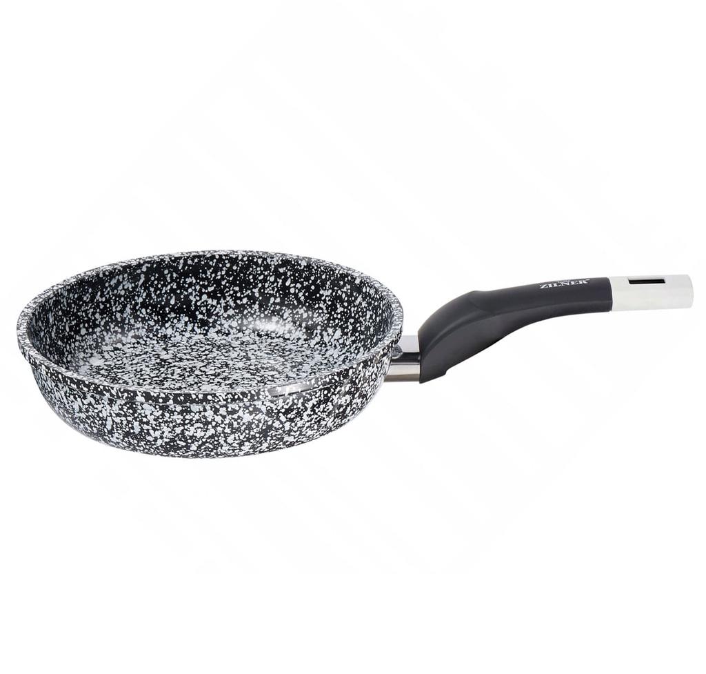 Padella 28cm Con Rivestimento Marmorizzato Ceramico Zilner Stonetec Zl-7118