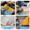 1-10pcs Thickened Vacuum Compression Bag,Transparent Quilt Vacuum Bags, Storage Bags, Household Clothing Storage and Sorting Bag