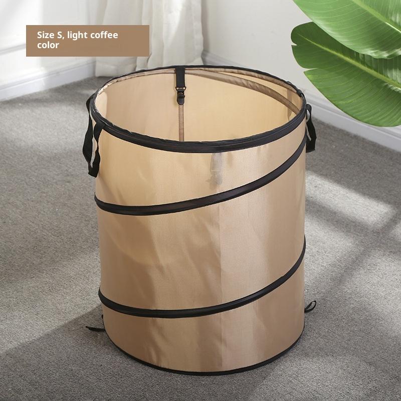 1Pc Pop-Up Trash Can, Outdoor Portable Camping Folding Trash Can Camping Trash Can Gardening Garden Garbage Bag Garden Leaf Buck