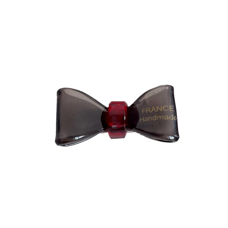 Girly Heart High-End Acetate Bow Hair Clips
