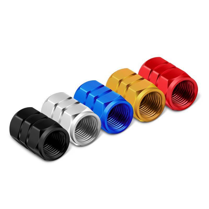 Aluminum Alloy Valve Stem Caps for Car, Motorcycle, and Electric Vehicle Tires
