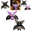 Dark Bat Doll Plush Toy Soft And Comfortable Halloween Decoration Gift