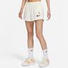 Nike Sportswear Logo Print Elastic Waist Mid-Rise Regular-Fit Shorts Women Shorts Sail-White FJ7716-133