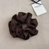 High-end Leopard Print Large Intestine Hair Tie, Retro Large Ponytail Hair Tie, Hair Accessory Ring