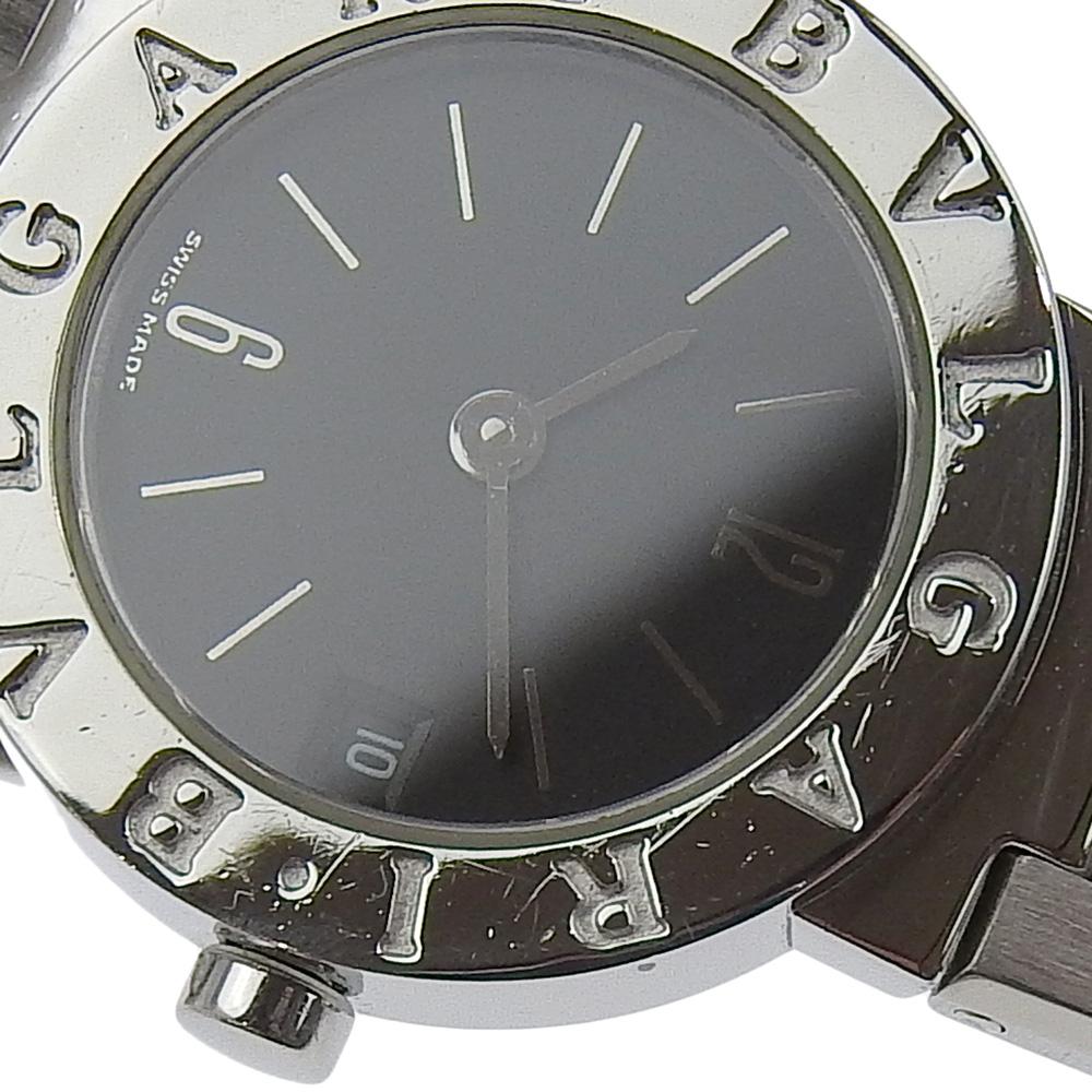 Bvlgari Bvlgari Bvlgari Watches BB23Stainless Steel blackDial Stainless Steel Quartz Analog Display Women Used
