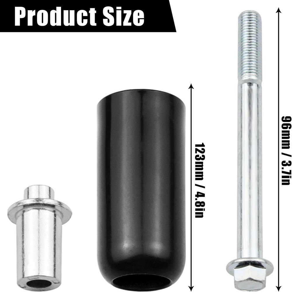 Frame Sliders Universal Large Motorcycle Frame Sliders Anti Crash Protector Kit Durable Metal Motorcycle Accessories Premium