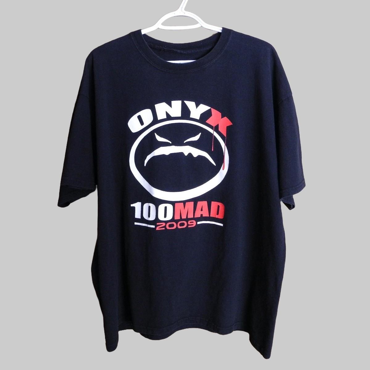 VTG ONYX Band 100Mad 2009 Heavy Cotton Black S-5XL T Shirt TU634 XXXL